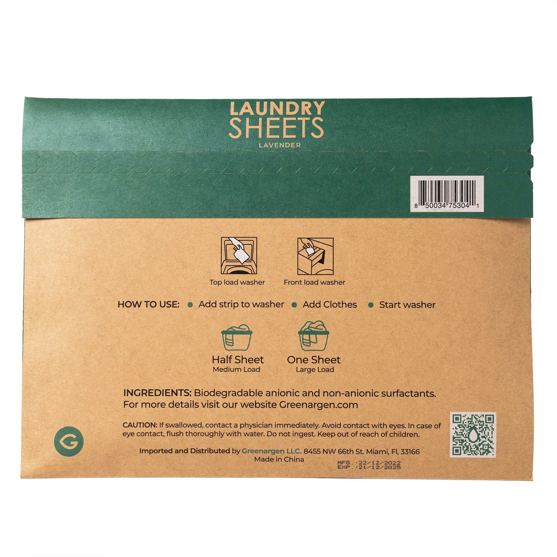 Eco-Friendly Laundry Sheets - Natural & Waste Free (Pack of 60 Strips)