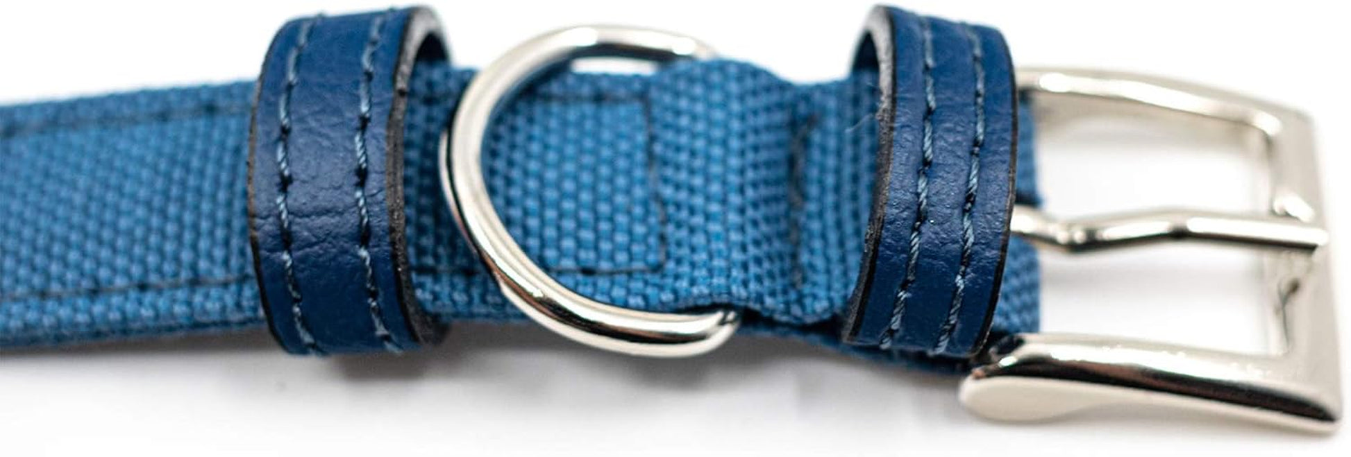 Eco Friendly E-Leather Dog Collar, Sustainable and Recycled Material Pet Collars (Medium, Monterey)