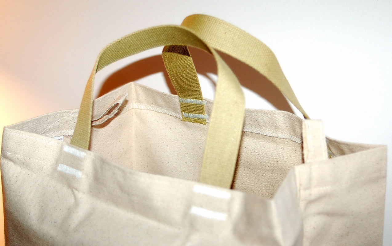 Canvas Grocery & Shopping Tote Bag - Eco-Friendly Reusable - in USA Turtlecreek