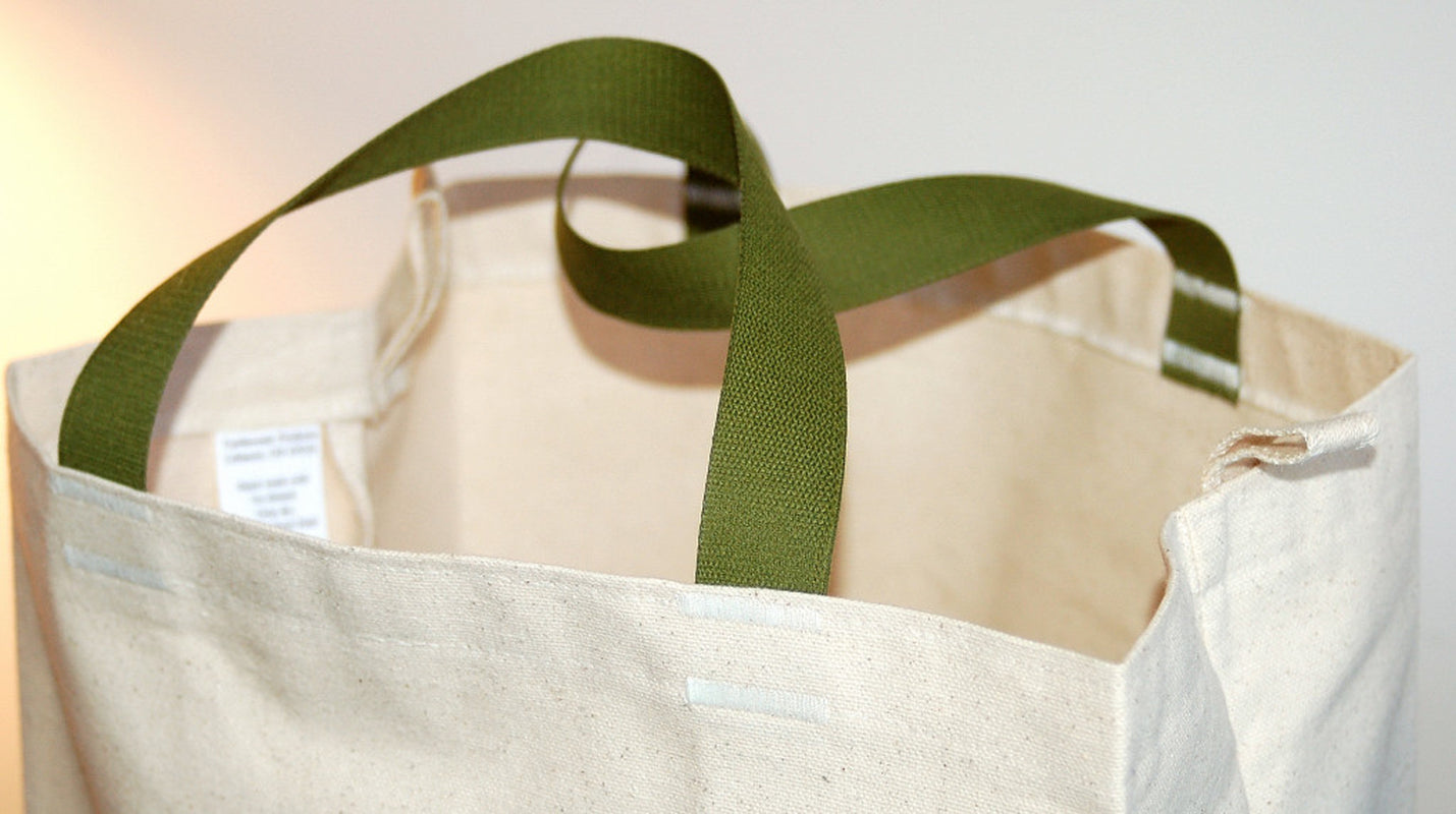 Canvas Grocery & Shopping Tote Bag - Eco-Friendly Reusable - in USA Turtlecreek