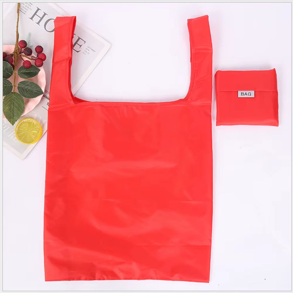 Shopping Bag Eco-Friendly Bag Storage Bag Shoulder Grocery Bags Shoulder Market Bags Reusable Foldable Supermarket Shop Bags