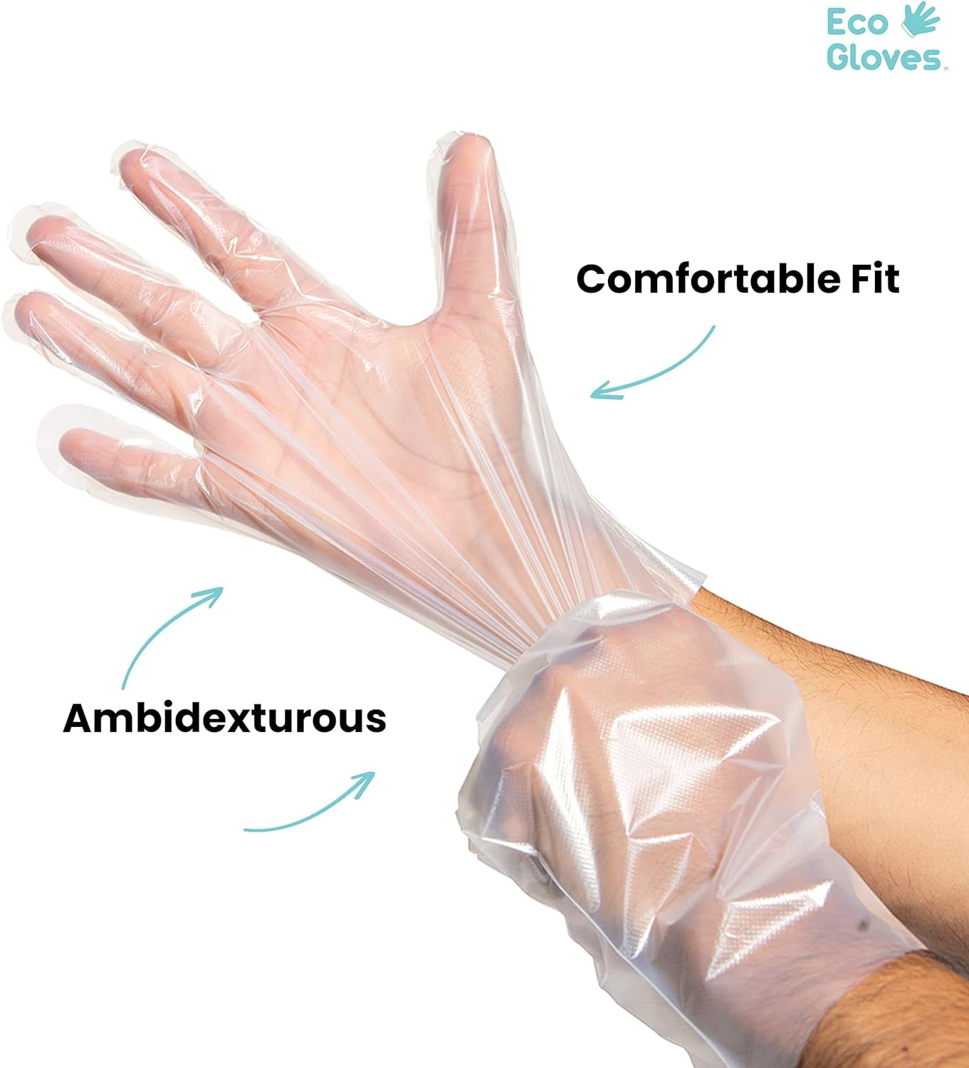 Plant-Based Compostable Eco-Friendly Gloves for Food Prep & Cleaning