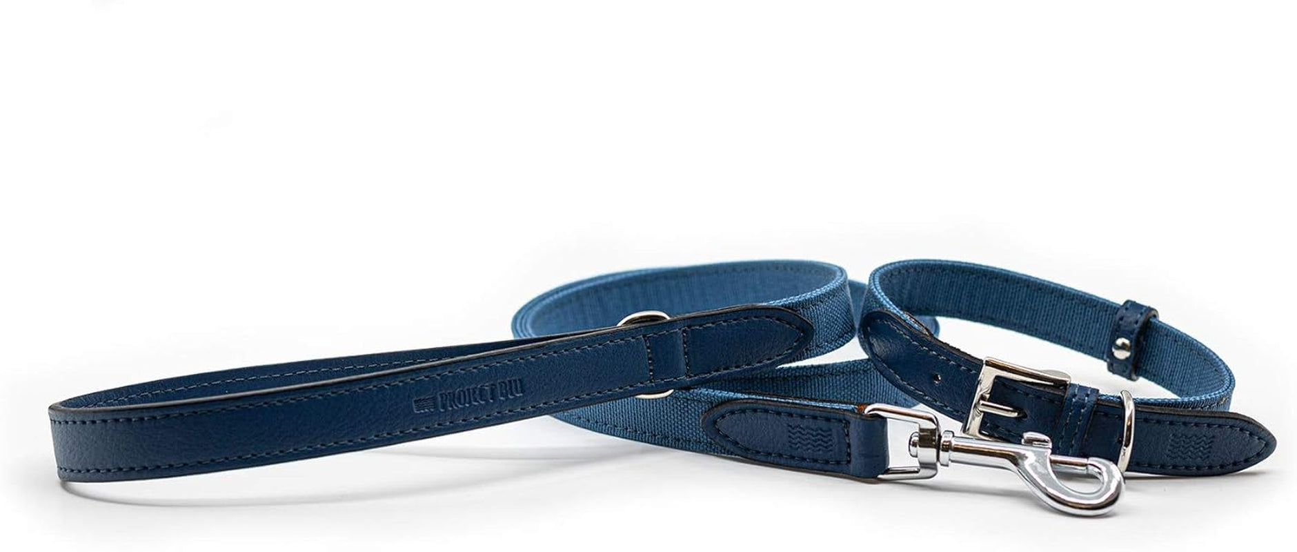 Eco Friendly E-Leather Dog Collar, Sustainable and Recycled Material Pet Collars (Medium, Monterey)