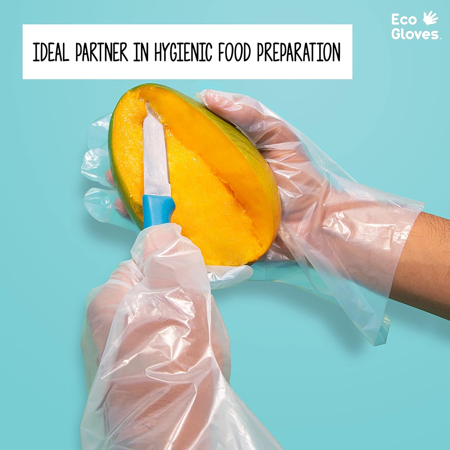 Plant-Based Compostable Eco-Friendly Gloves for Food Prep & Cleaning