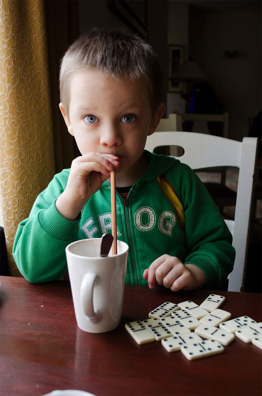 150-Pack Biodegradable Rose Gold Paper Straws - Cake Pop Sticks for Weddings, Birthdays, Anniversaries, Holiday Celebrations - Disposable Drinking Straws and Party Supplies