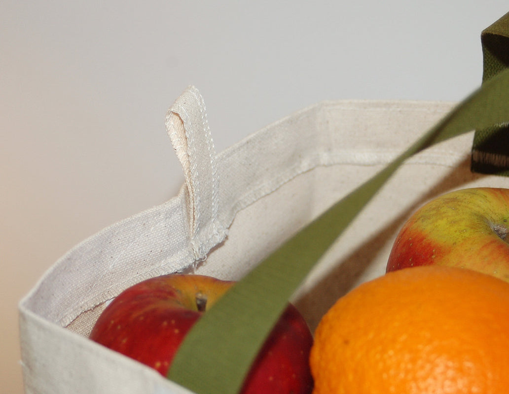 Canvas Grocery & Shopping Tote Bag - Eco-Friendly Reusable - in USA Turtlecreek