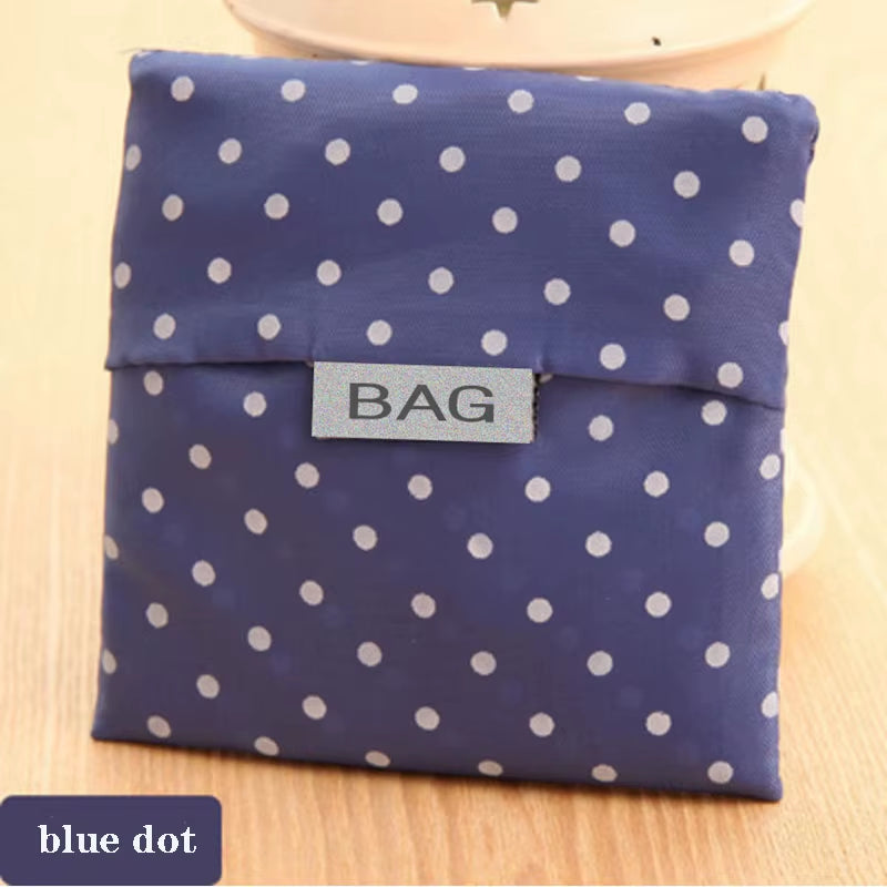 Shopping Bag Eco-Friendly Bag Storage Bag Shoulder Grocery Bags Shoulder Market Bags Reusable Foldable Supermarket Shop Bags