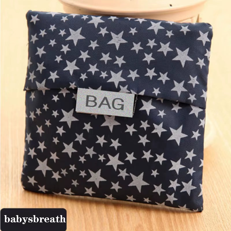 Shopping Bag Eco-Friendly Bag Storage Bag Shoulder Grocery Bags Shoulder Market Bags Reusable Foldable Supermarket Shop Bags