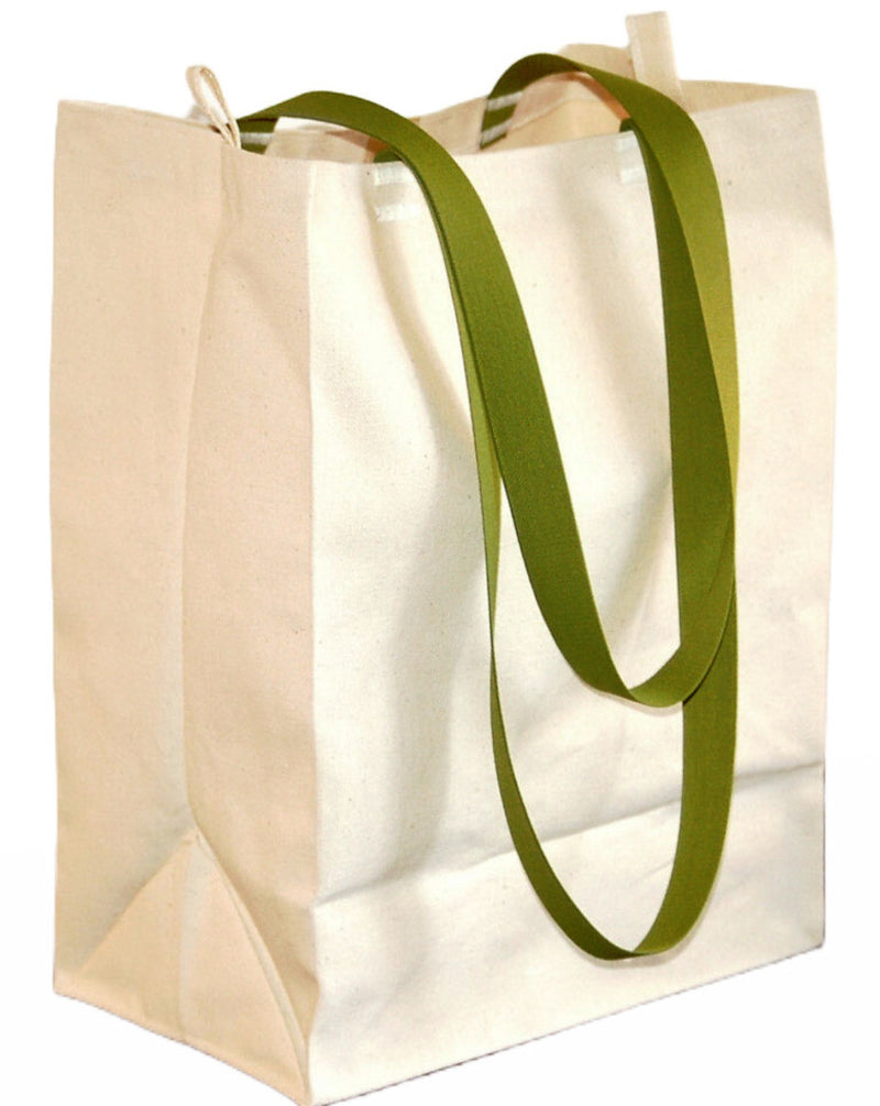 Canvas Grocery & Shopping Tote Bag - Eco-Friendly Reusable - in USA Turtlecreek