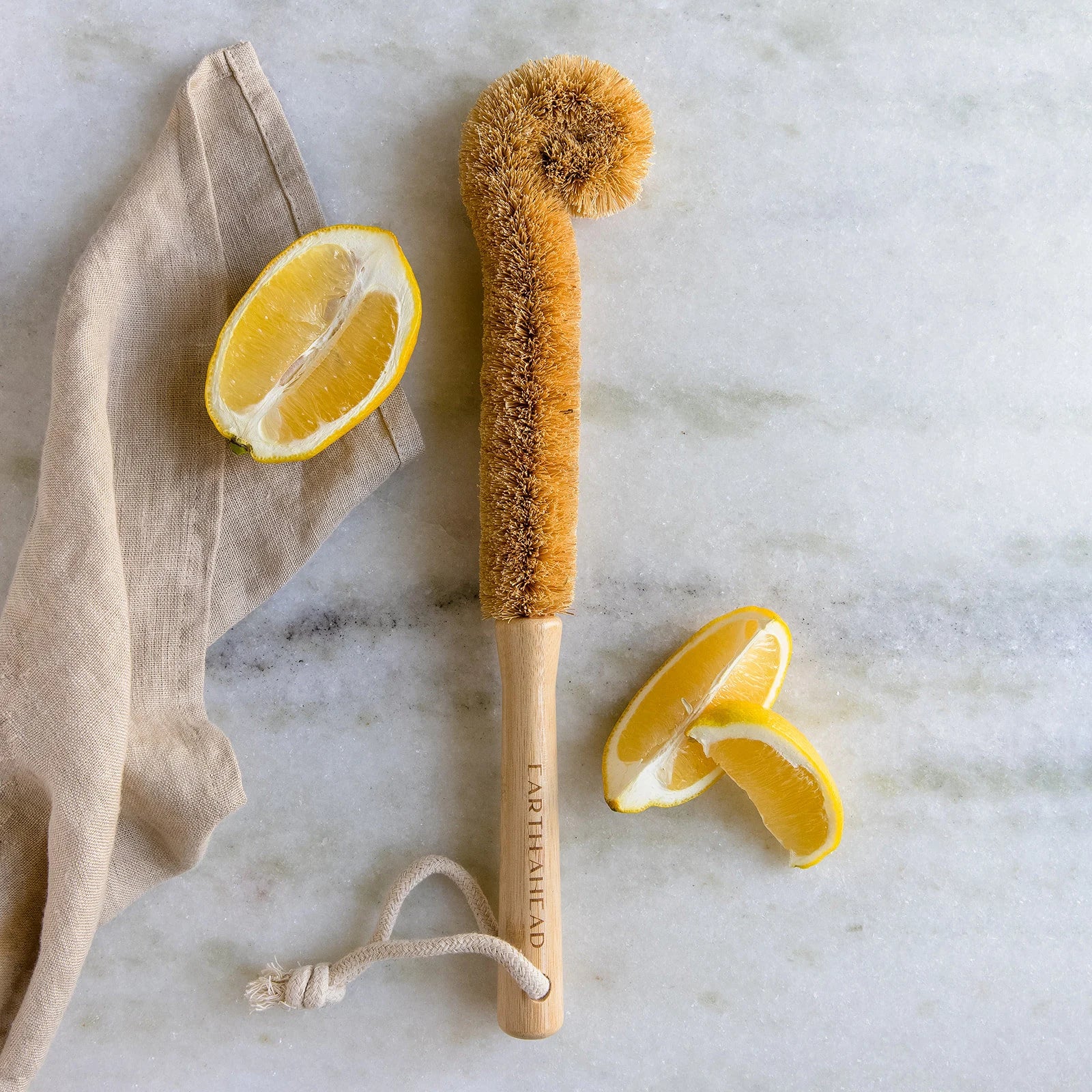 Bamboo + Coconut Bottle Brush | Eco-Friendly, Plant-Based, Sustainable Cleaning Brush