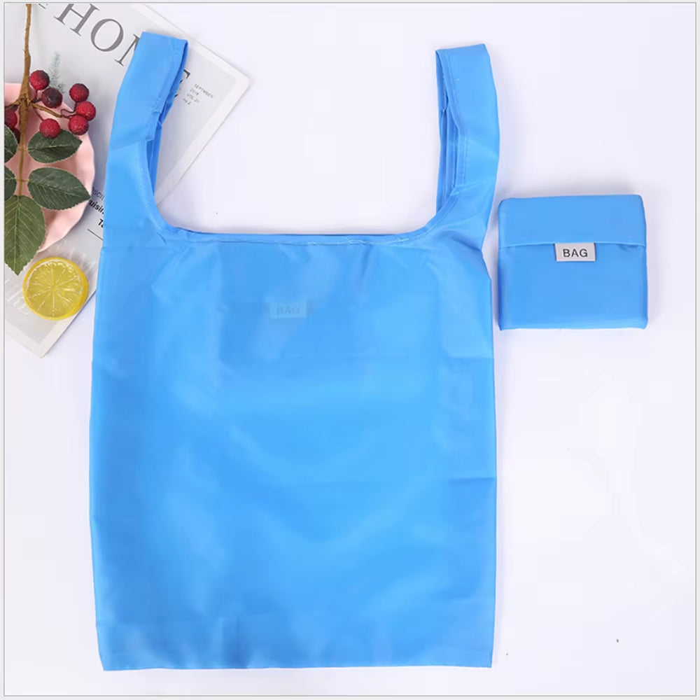 Shopping Bag Eco-Friendly Bag Storage Bag Shoulder Grocery Bags Shoulder Market Bags Reusable Foldable Supermarket Shop Bags